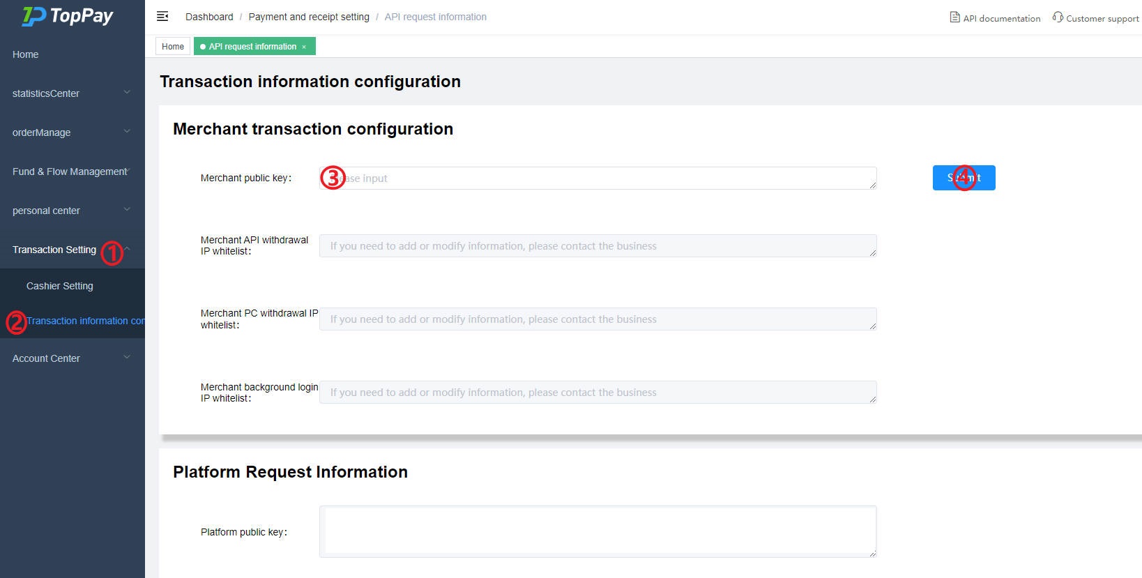 Public Key Configuration